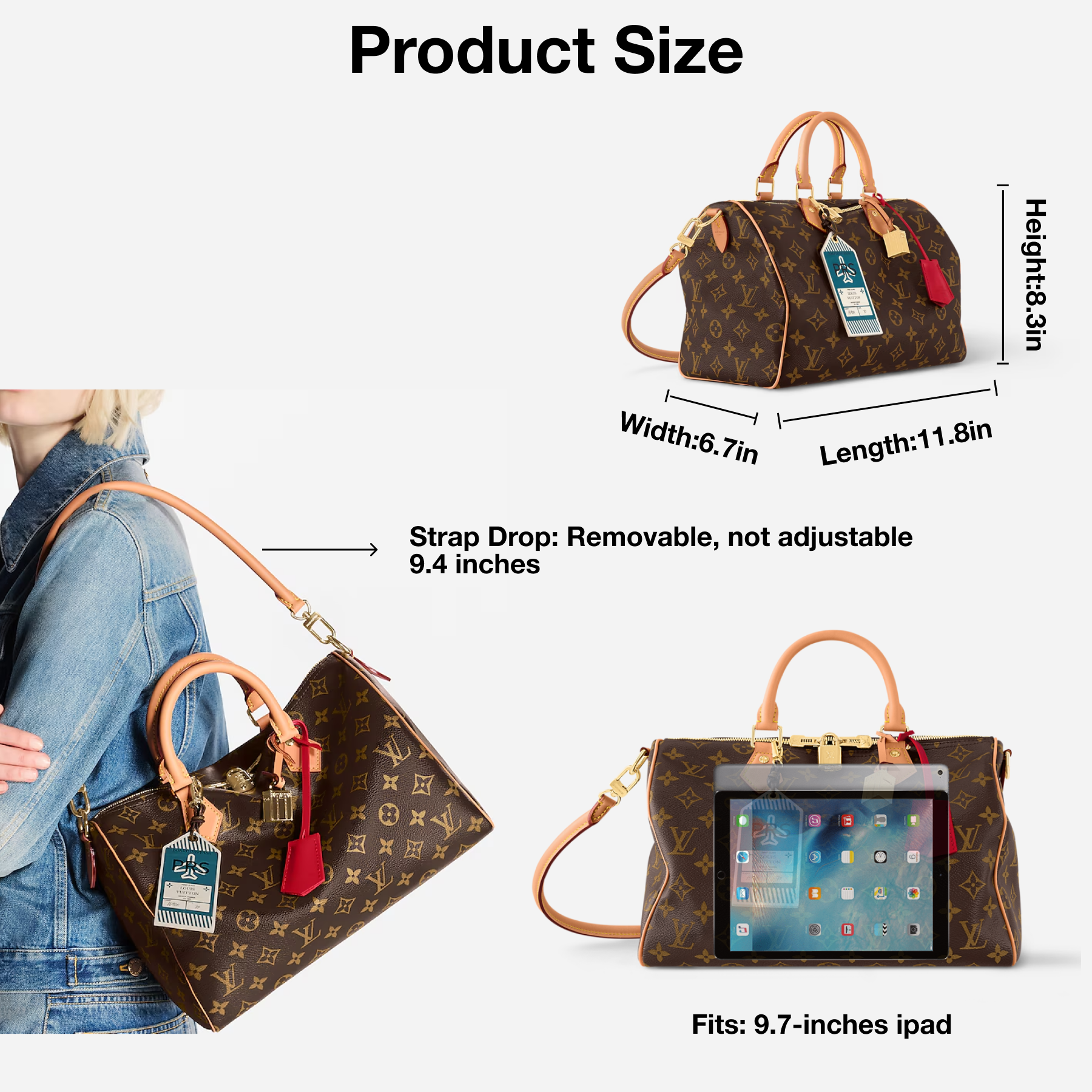 [TOP]Designer Speedy Soft 30 Crafty Boho Red Handbag - Gorchic - $403.99