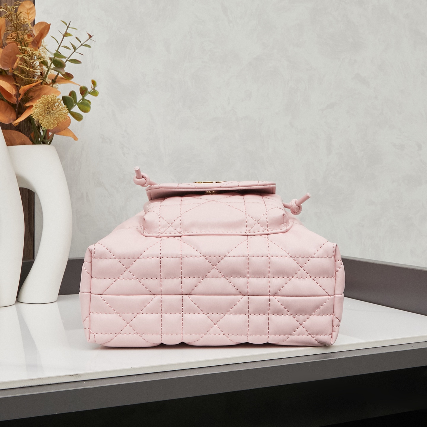 D-Inspired Caro Bucket Bag - Blush Pink - Gorchic - $144.99