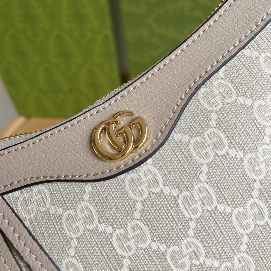 Double-G Ophidia Collection Small Handbag - Beige And White Bag - Gorchic - $121.99