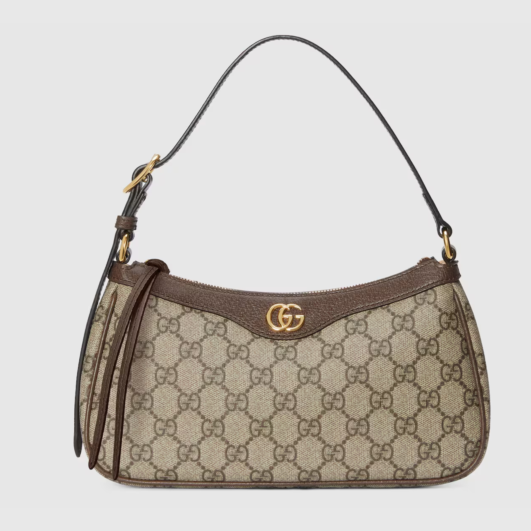 Double-G Ophidia Collection Small Handbag - Beige And Dark Brown Bag - Gorchic - $121.99