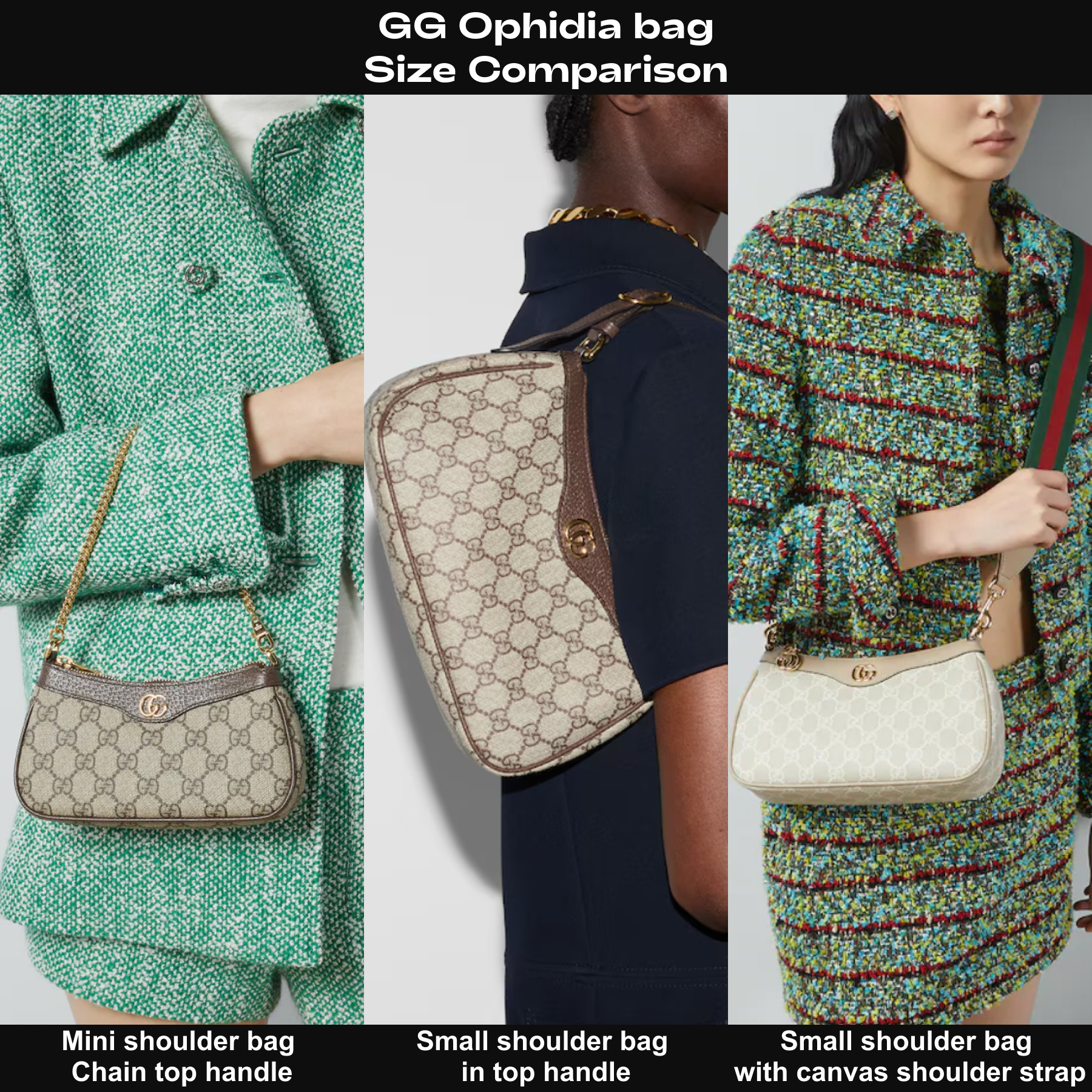 Double-G Ophidia Collection Handbag - Beige And Dark Brown Bag - Gorchic - $108.99