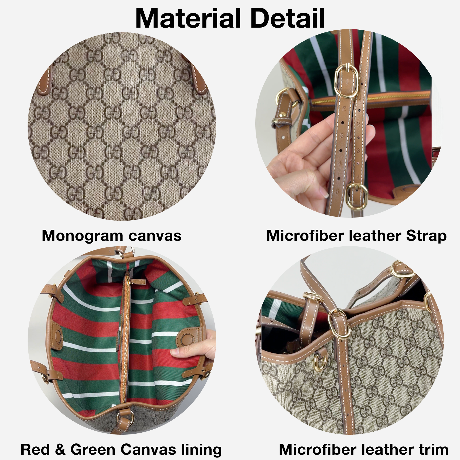 Double-G GG Emblem Medium brown tote bag - Gorchic - $132.99