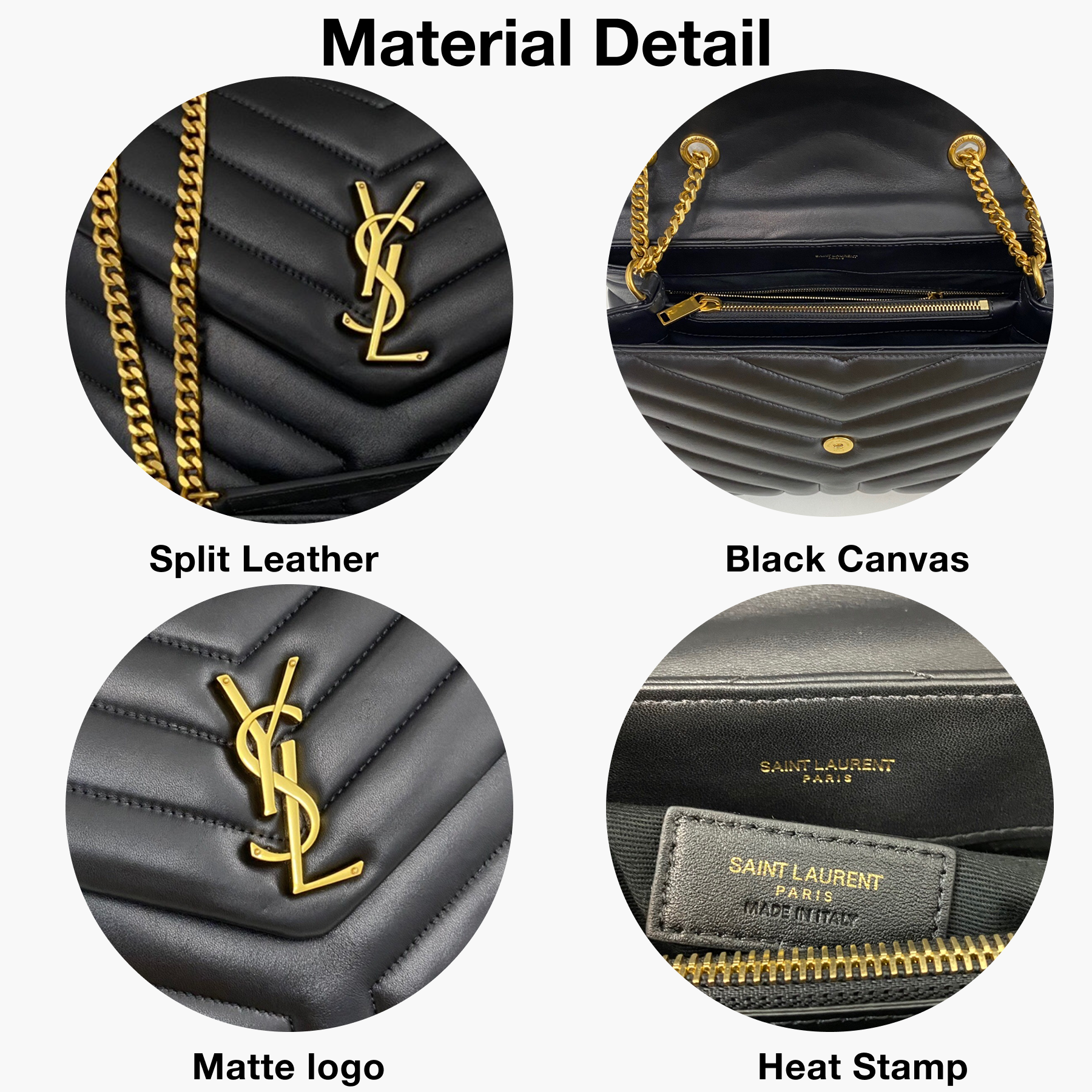 Lady Designer Loulou Small Quilted Leather Shoulder Bag Black - Bag - Gorchic - $121.99