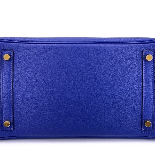 [TOP] H-Inspired Bleu Electric Novillo Birkin Togo Gold Hardware - Gorchic - $483.99