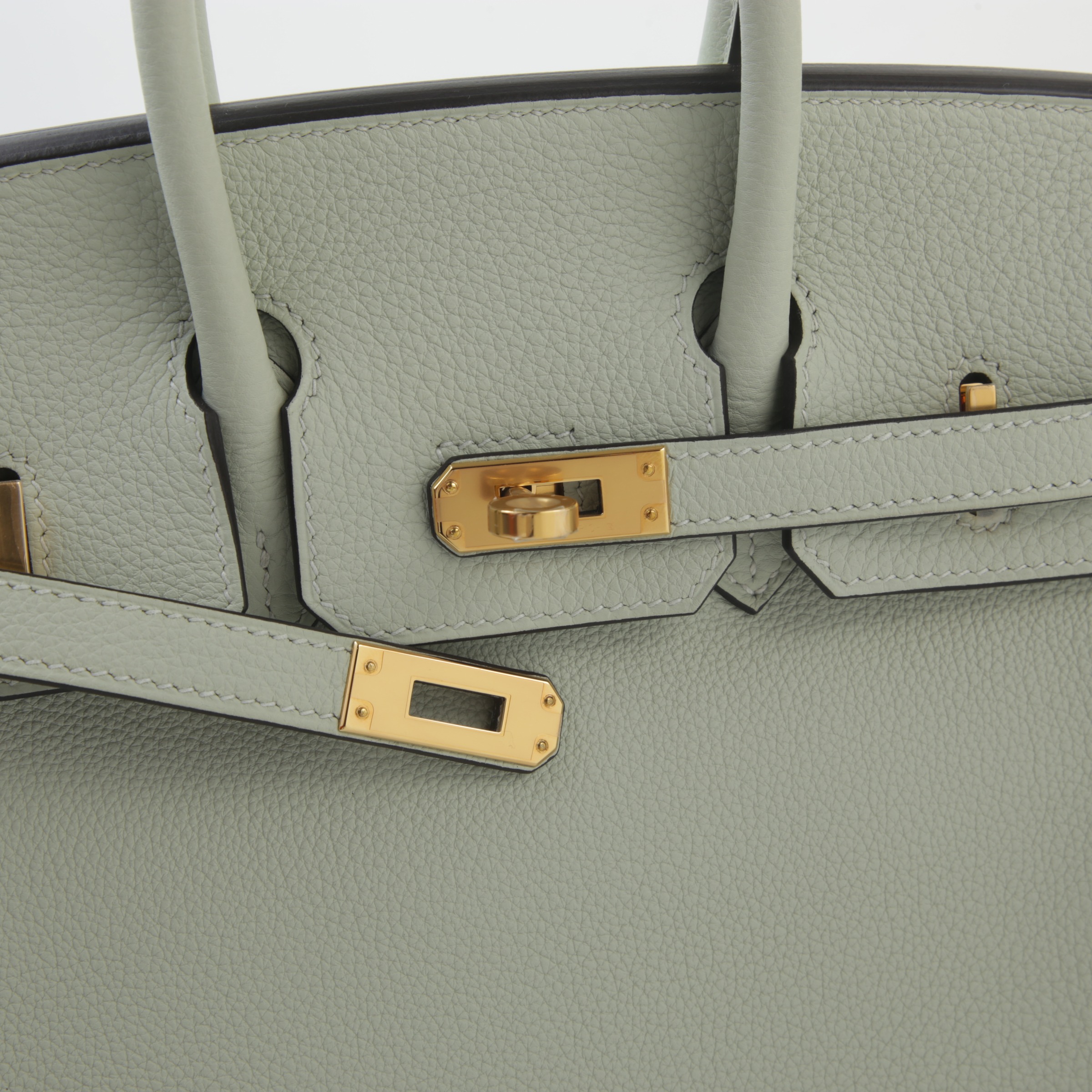 H-Inspired Birkin Gris Neve (0W) Togo Gold Hardware - Gorchic - $161.99