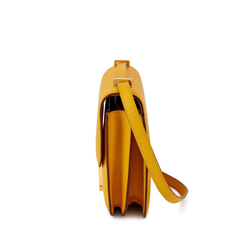 H-Inspired Jaune Ambre Epsom Constance Gold Hardware - Gorchic - $152.99