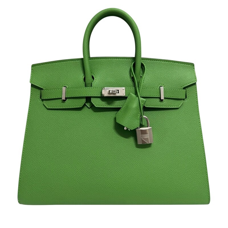 [TOP] H-Inspired Vert Yucca Epsom Sellier Birkin Palladium Hardware - Gorchic - $483.99