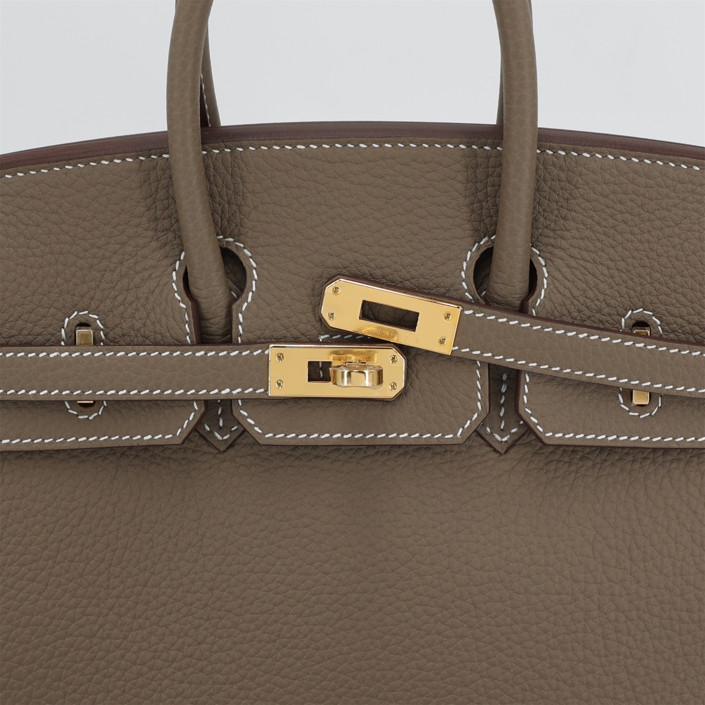 H-Inspired Birkin Etoupe Togo Gold Hardware - Gorchic - $161.99