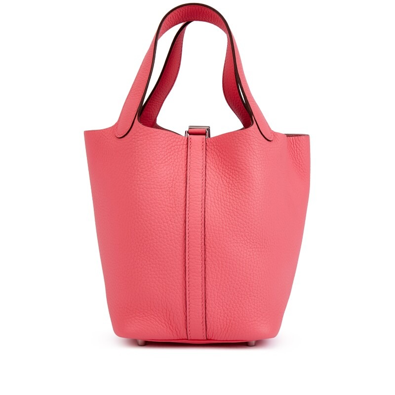 H-Inspired Clemence Picotin Lock Bag Golden Hardware-Pink Bag - Gorchic - $143.99