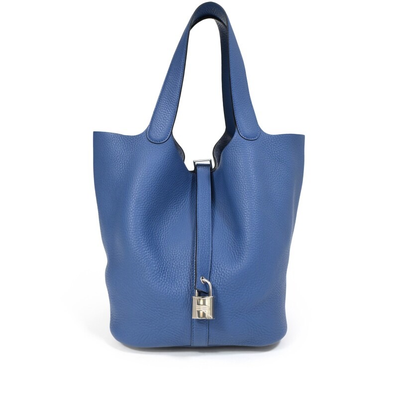 H-Inspired Clemence Picotin Lock Bag Golden Hardware -Haze Blue Bag - Gorchic - $143.99