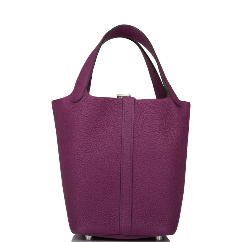 H-Inspired Clemence Picotin Lock Bag Golden Hardware-Purple Bag - Gorchic - $143.99