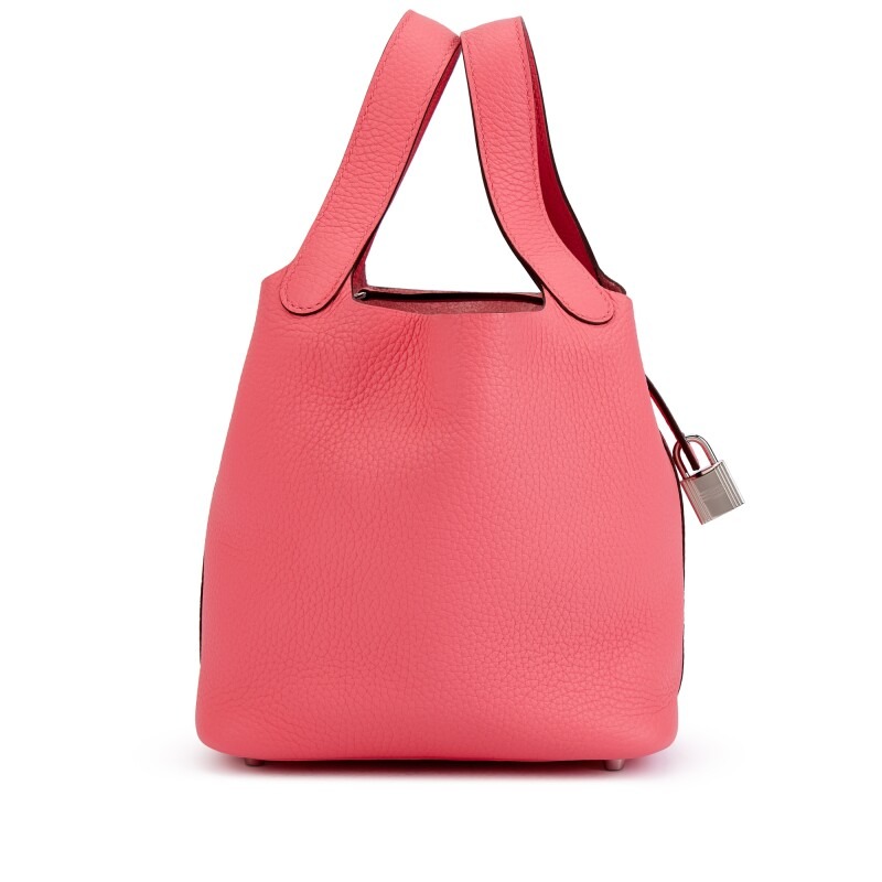 H-Inspired Clemence Picotin Lock Bag Golden Hardware-Pink Bag - Gorchic - $143.99