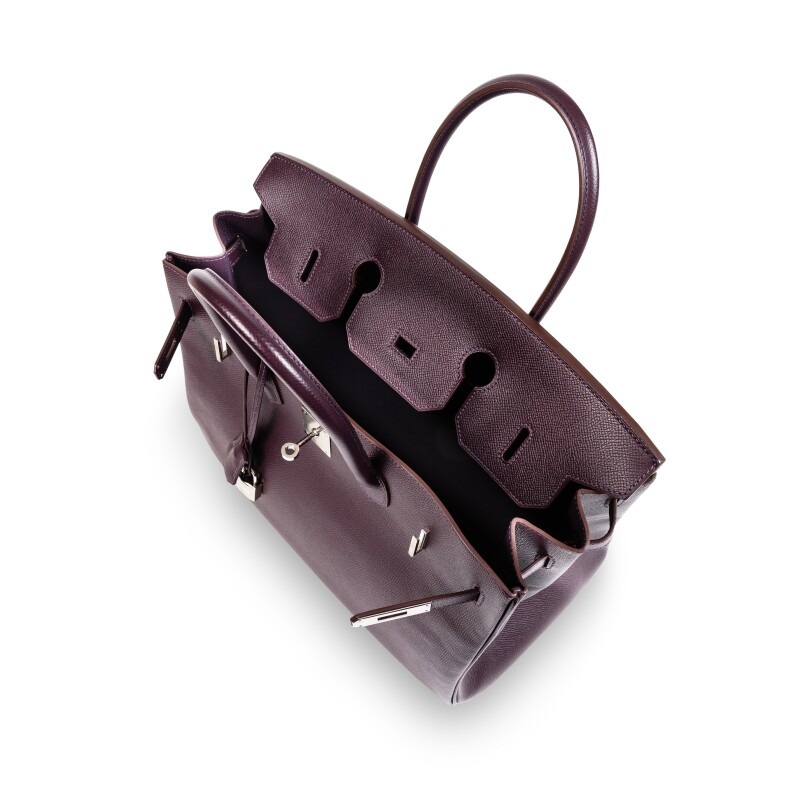 [TOP] H-Inspired Prune HSS Birkin Palladium Hardware - Gorchic - $483.99