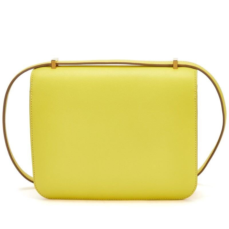 H-Inspired Epsom Lime Swift Constance Gold Hardware - Gorchic - $152.99