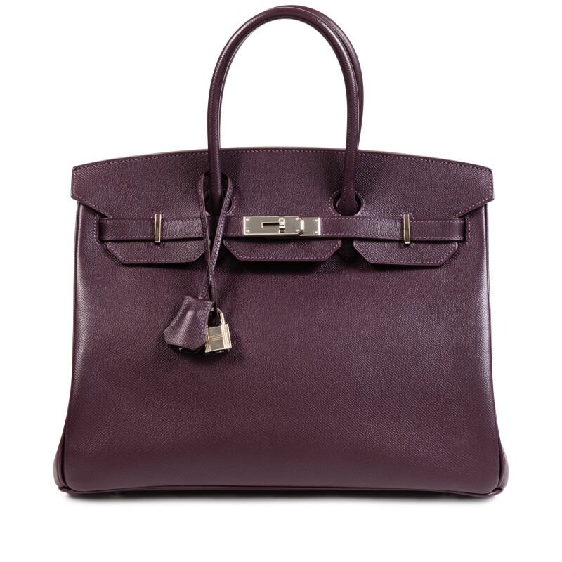 [TOP] H-Inspired Prune HSS Birkin Palladium Hardware - Gorchic - $483.99