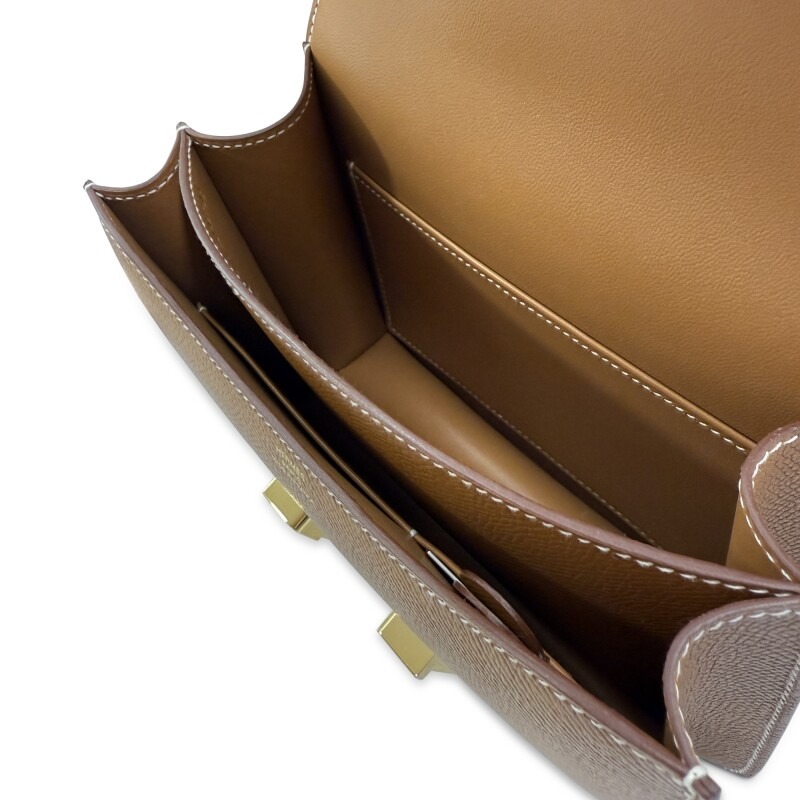 H-Inspired Gold Epsom Constance Gold Hardware - Gorchic - $152.99