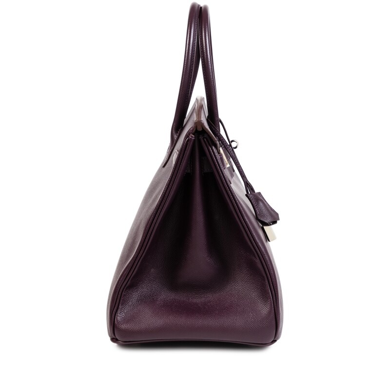 [TOP] H-Inspired Prune HSS Birkin Palladium Hardware - Gorchic - $483.99