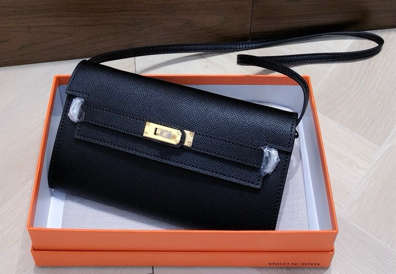 H-Inspired Kelly Wallet to Go Gold Hardware - Gorchic - $143.99