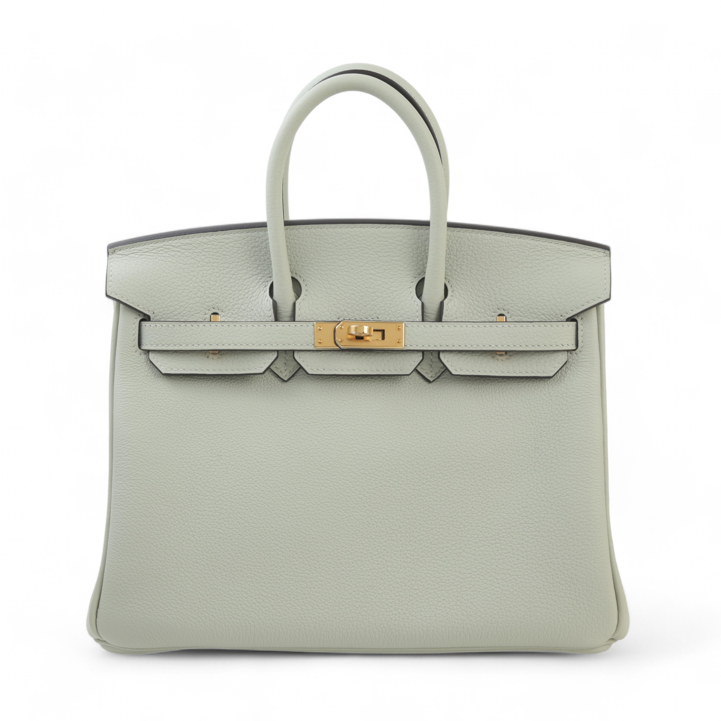 H-Inspired Birkin Gris Neve (0W) Togo Gold Hardware - Gorchic - $161.99