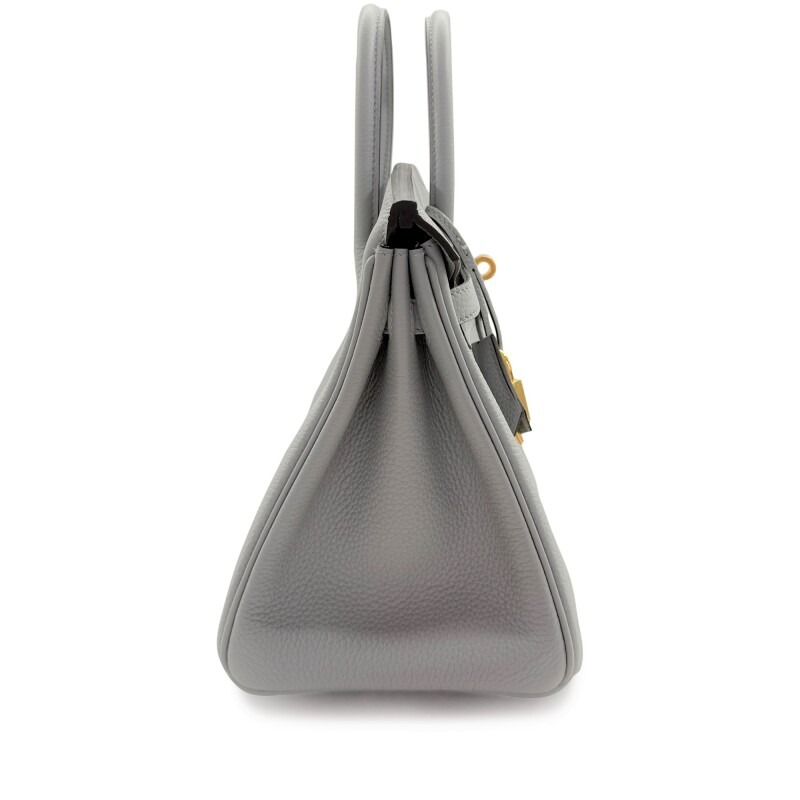 H-Inspired Bleu Glacier Togo Birkin Gold Hardware - Gorchic - $161.99