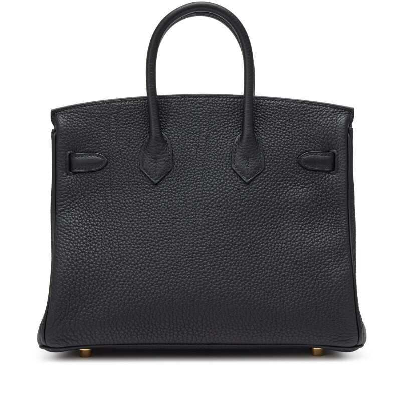 H-Inspired Black Togo Birkin Gold Hardware - Gorchic - $161.99