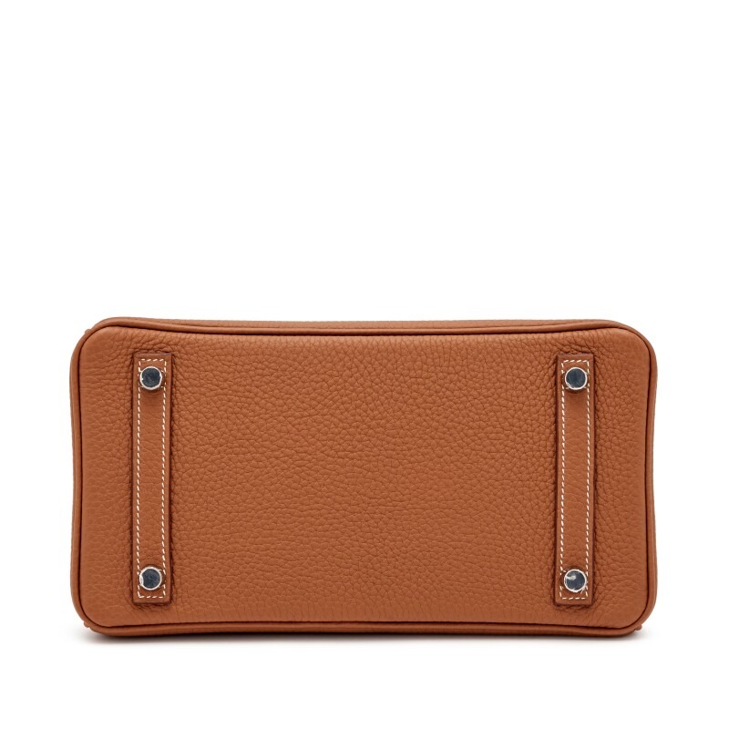 H-Inspired Gold Togo Birkin Palladium Silver Hardware - Gorchic - $161.99