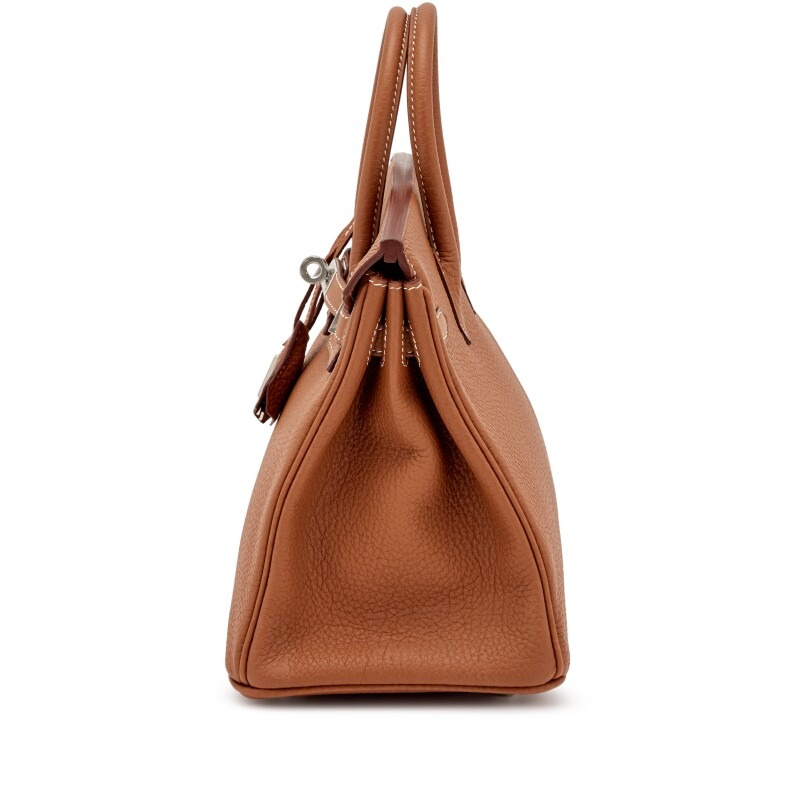 H-Inspired Gold Togo Birkin Palladium Silver Hardware - Gorchic - $161.99