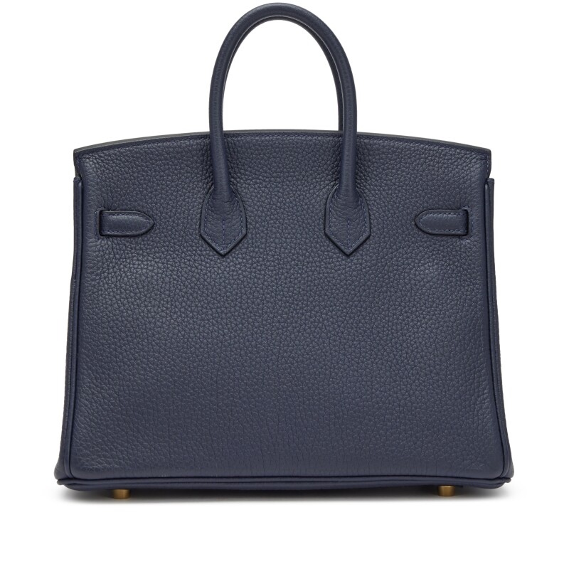 H-Inspired Bleu Nuit Togo Birkin Gold Hardware - Gorchic - $161.99