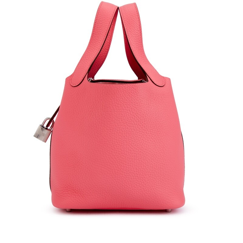 H-Inspired Clemence Picotin Lock Bag Golden Hardware-Pink Bag - Gorchic - $143.99