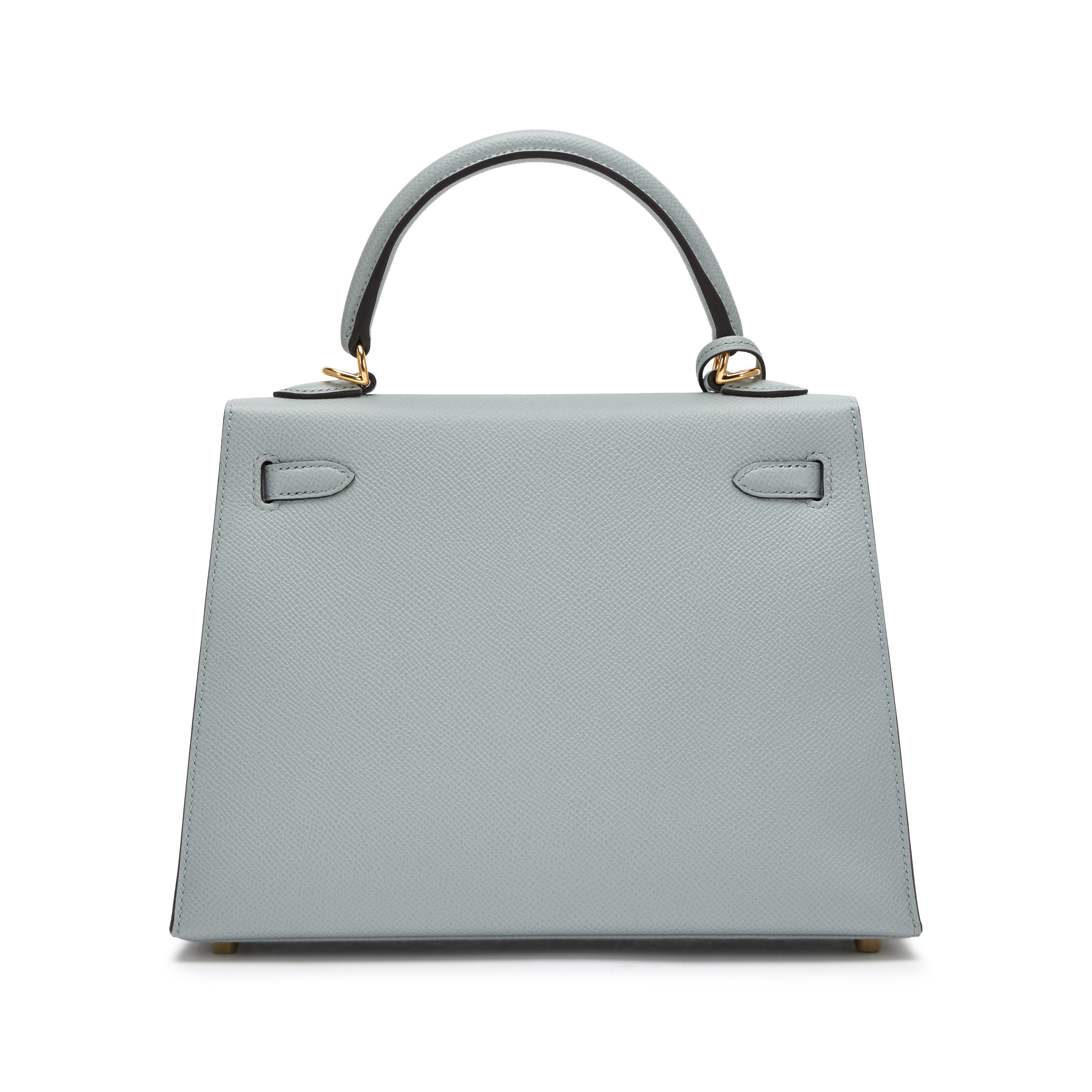 H-Inspired Bleu Glacier Epsom Sellier Kelly Gold Hardware - Gorchic - $148.99