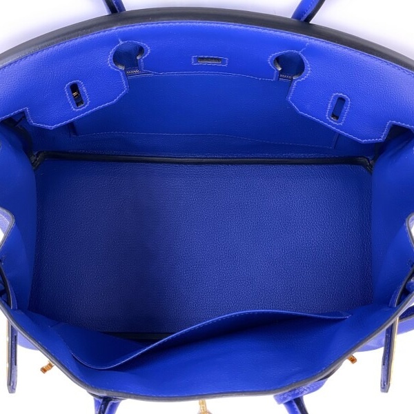 [TOP] H-Inspired Bleu Electric Novillo Birkin Togo Gold Hardware - Gorchic - $483.99