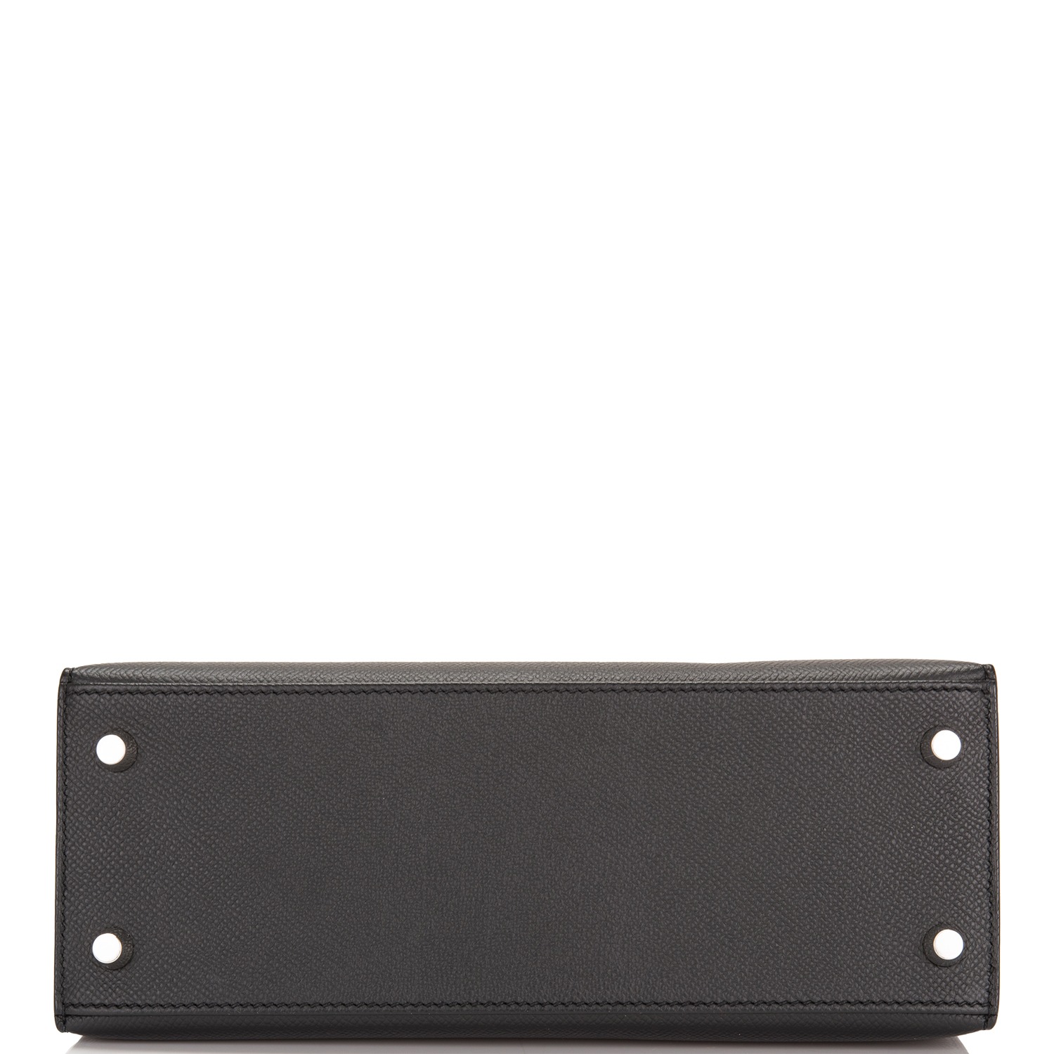 H-Inspired Kelly Epsom Haze Black Silver Hardware - Bag - Gorchic - $148.99