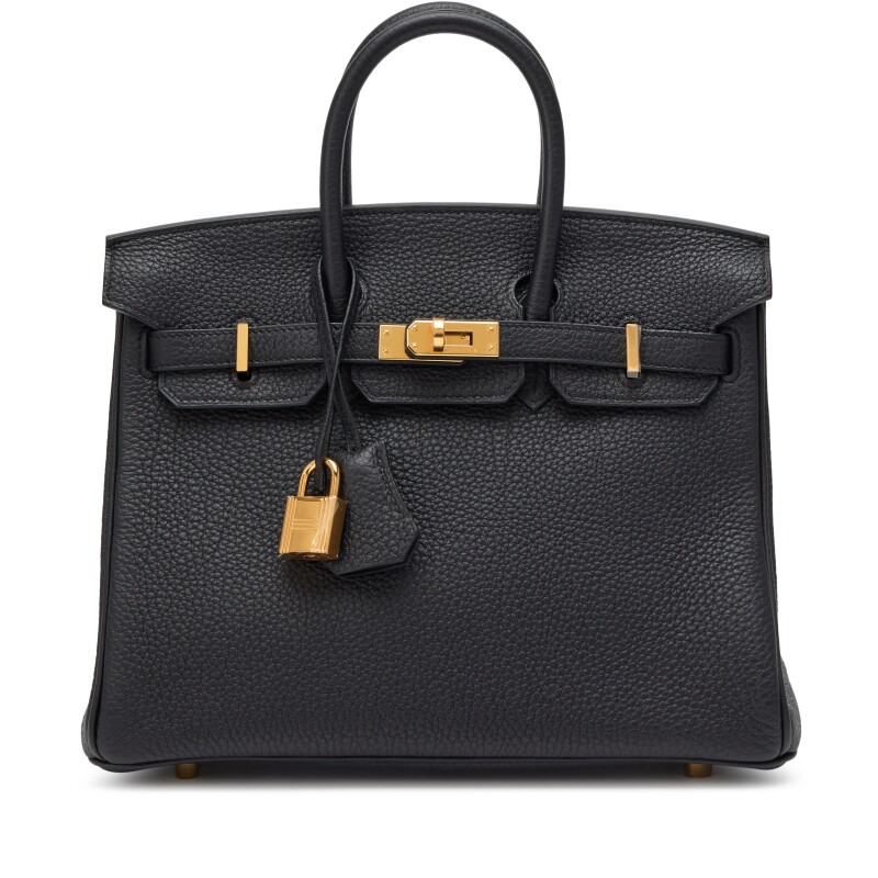 H-Inspired Black Togo Birkin Gold Hardware - Gorchic - $161.99
