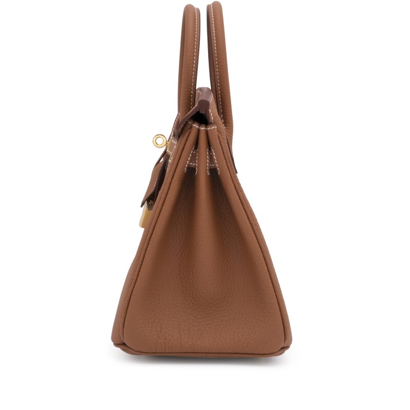 H-Inspired Birkin Togo Retourne Bag Golden Hardware-Brown Bag - Gorchic - $161.99