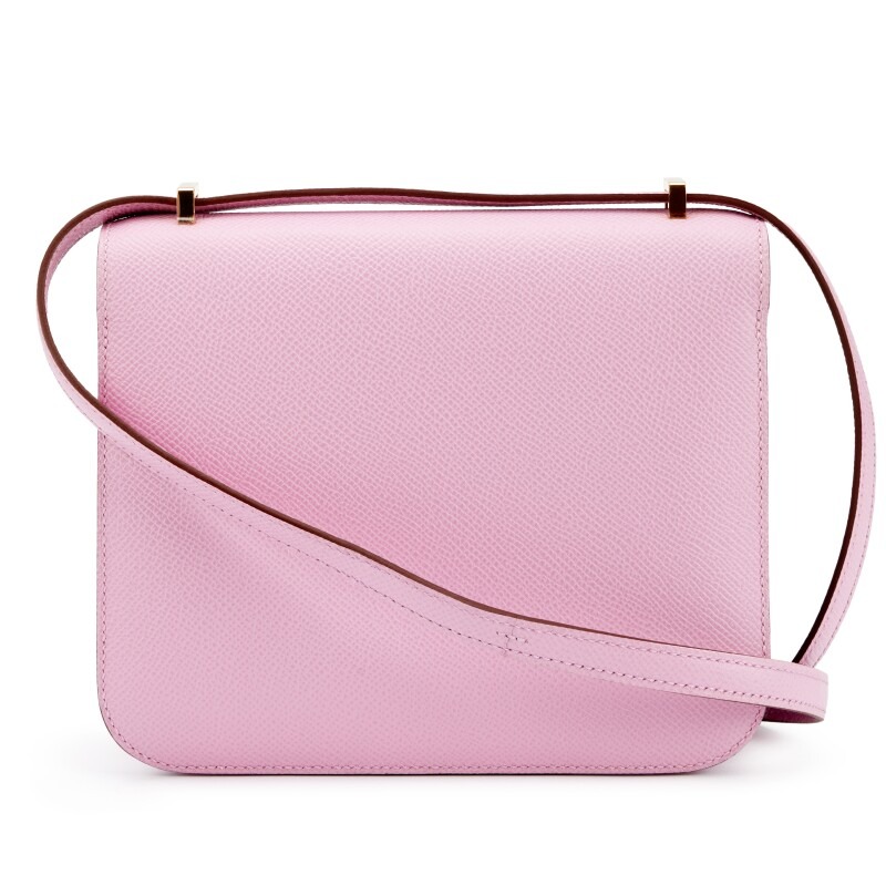 H-Inspired Epsom Mauve Sylvestre Constance Rose Gold Hardware - Gorchic - $152.99