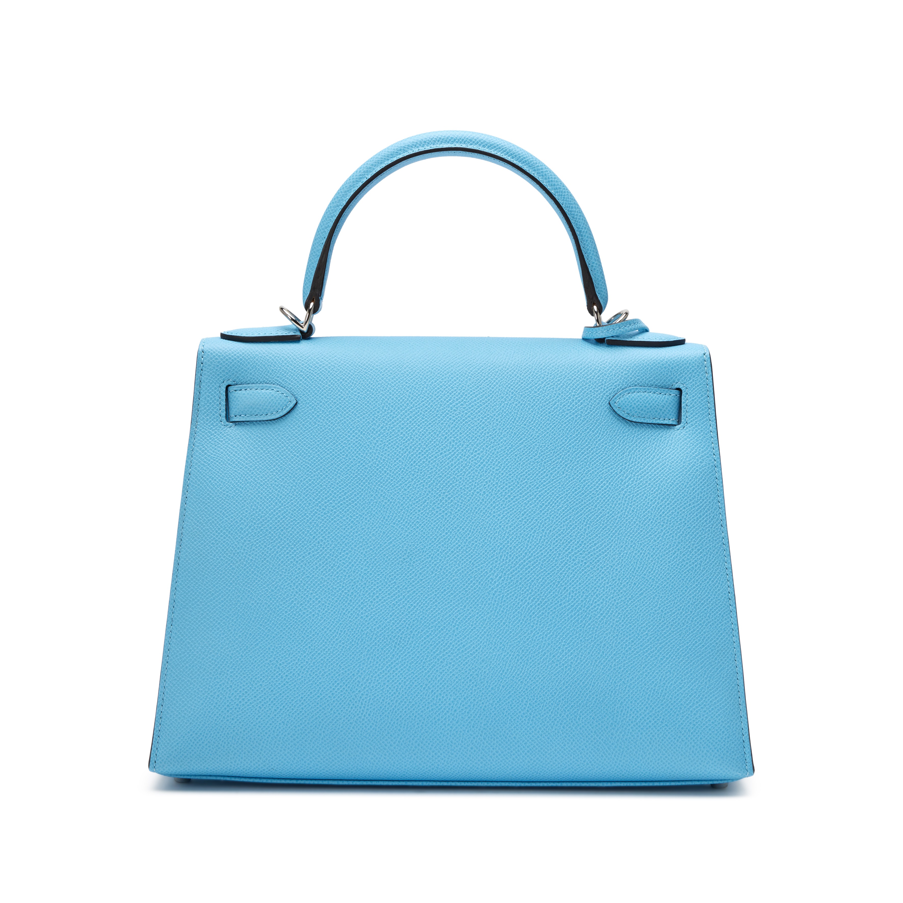 H-Inspired Celeste Epsom Sellier Kelly Palladium Hardware - Gorchic - $148.99