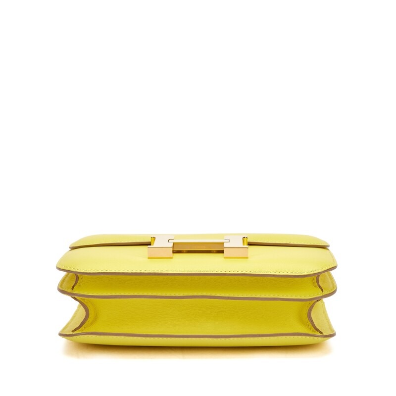 H-Inspired Epsom Lime Swift Constance Gold Hardware - Gorchic - $152.99