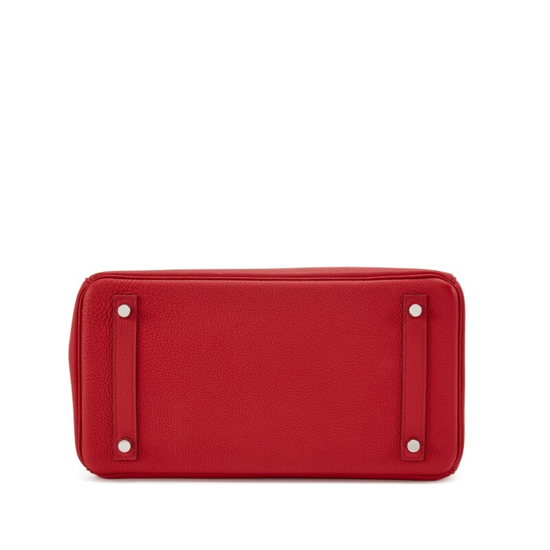 H-Inspired Rouge Casaque and Rouge H Togo Verso Birkin Palladium Hardware - Gorchic - $161.99