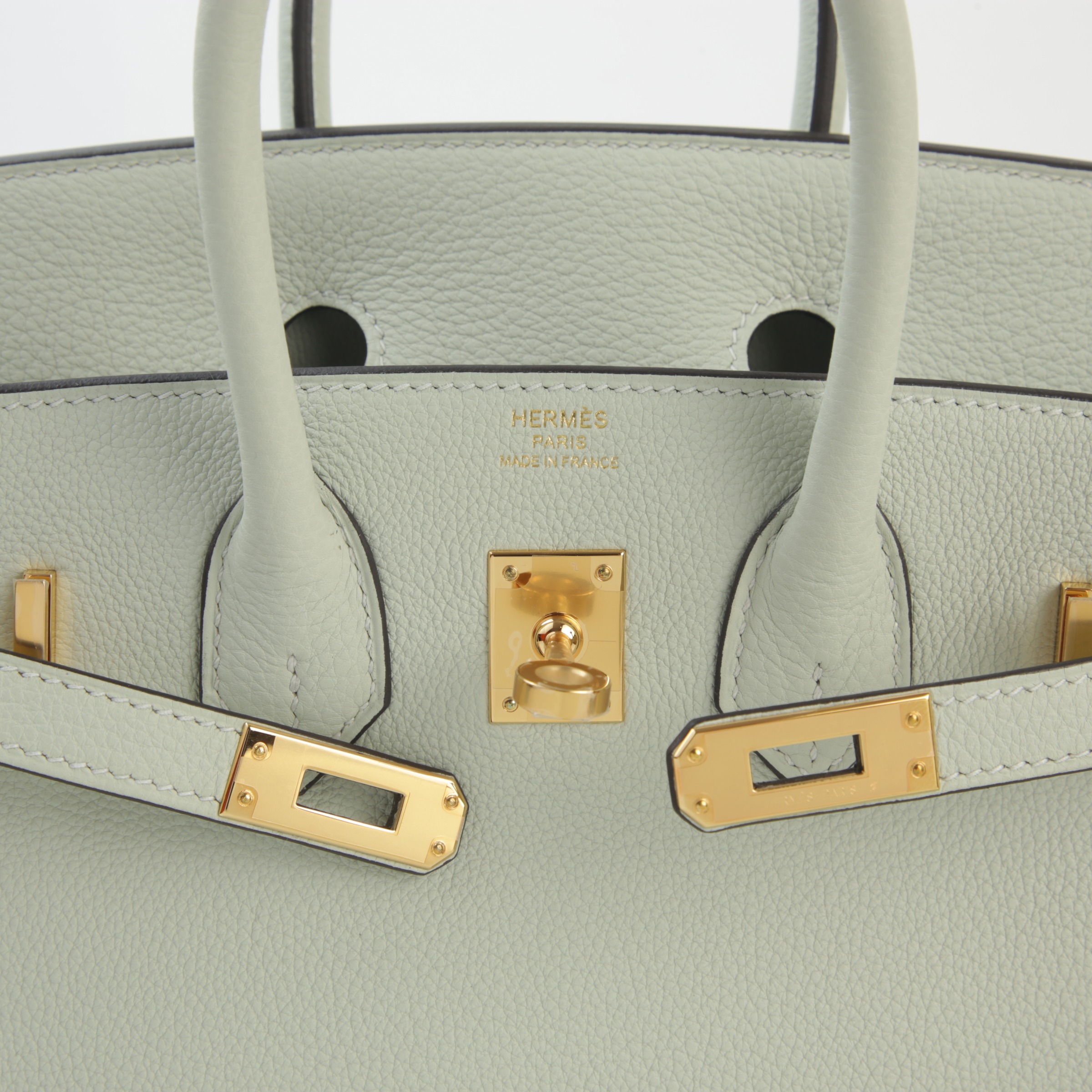 H-Inspired Birkin Gris Neve (0W) Togo Gold Hardware - Gorchic - $161.99