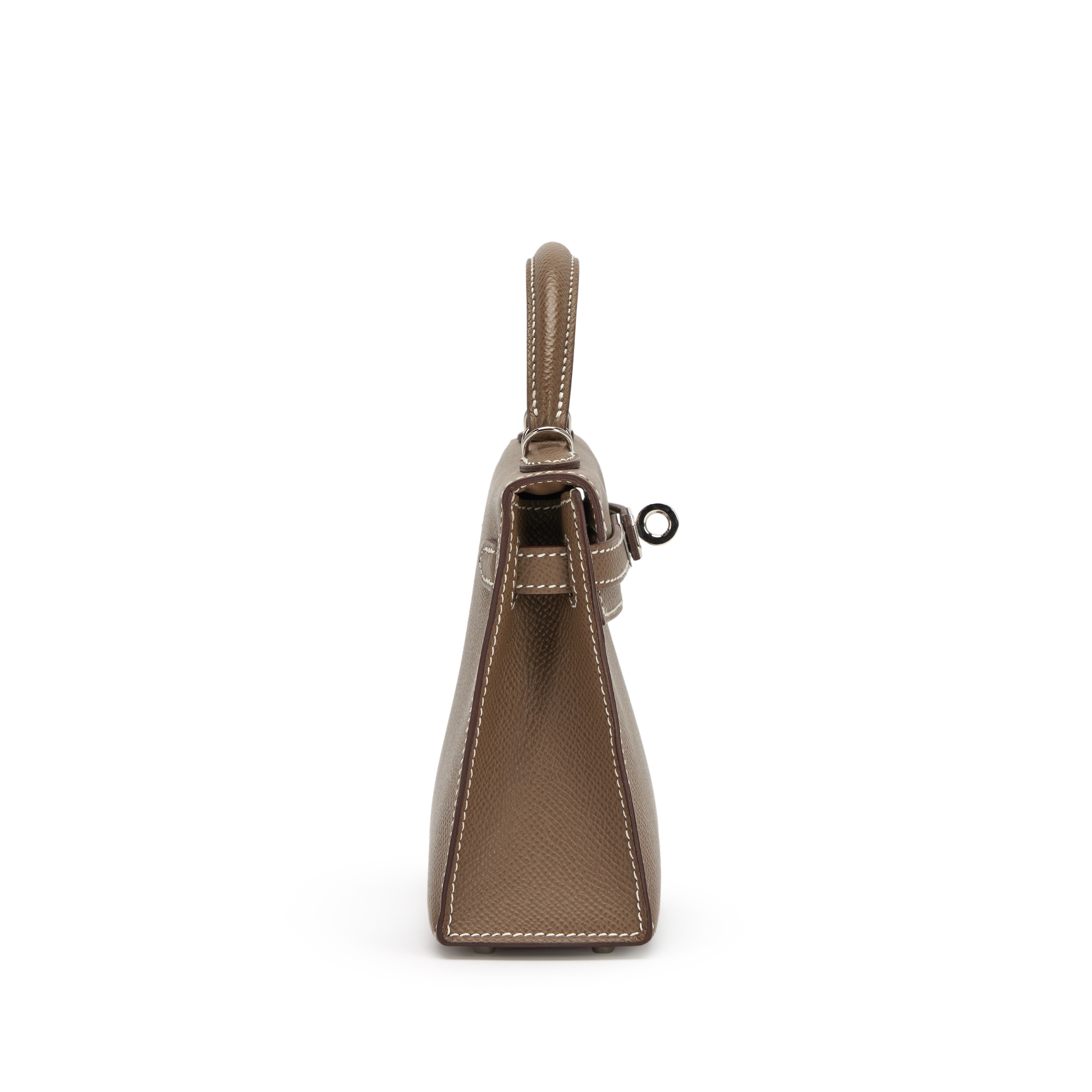 H-Inspired Etoupe Epsom Kelly Palladium Hardware - Gorchic - $148.99