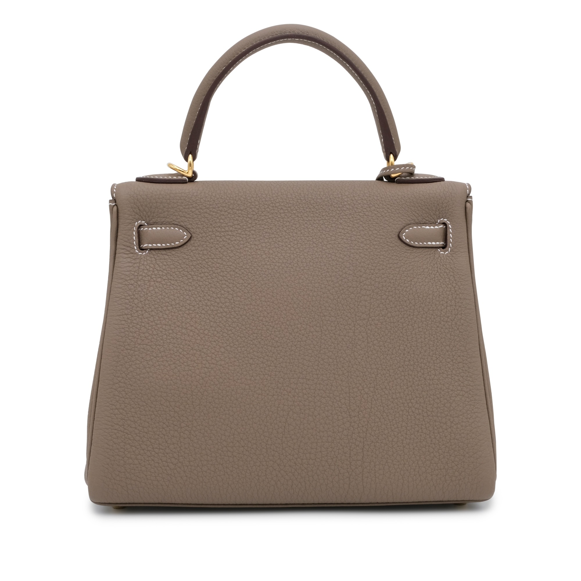 H-Inspired Etoupe Togo Kelly Retourne Gold Hardware - Gorchic - $148.99