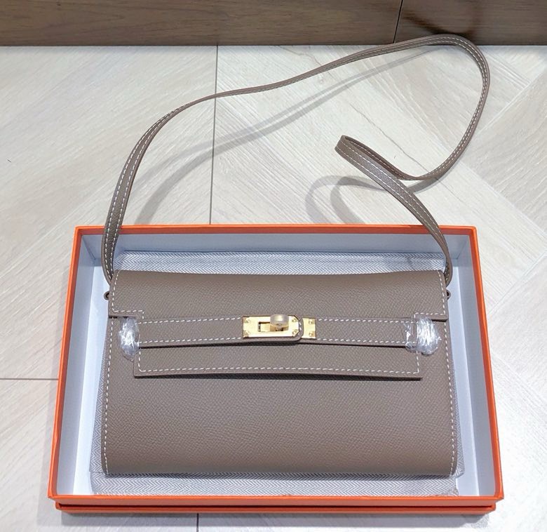 H-Inspired Kelly Wallet to Go Gold Hardware - Gorchic - $143.99