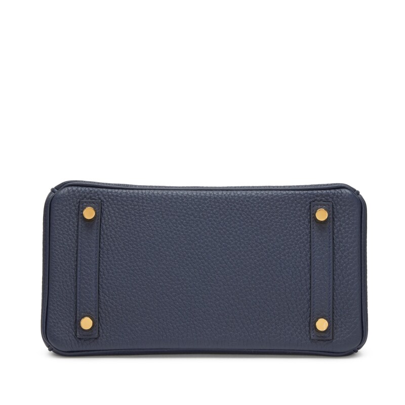 H-Inspired Bleu Nuit Togo Birkin Gold Hardware - Gorchic - $161.99