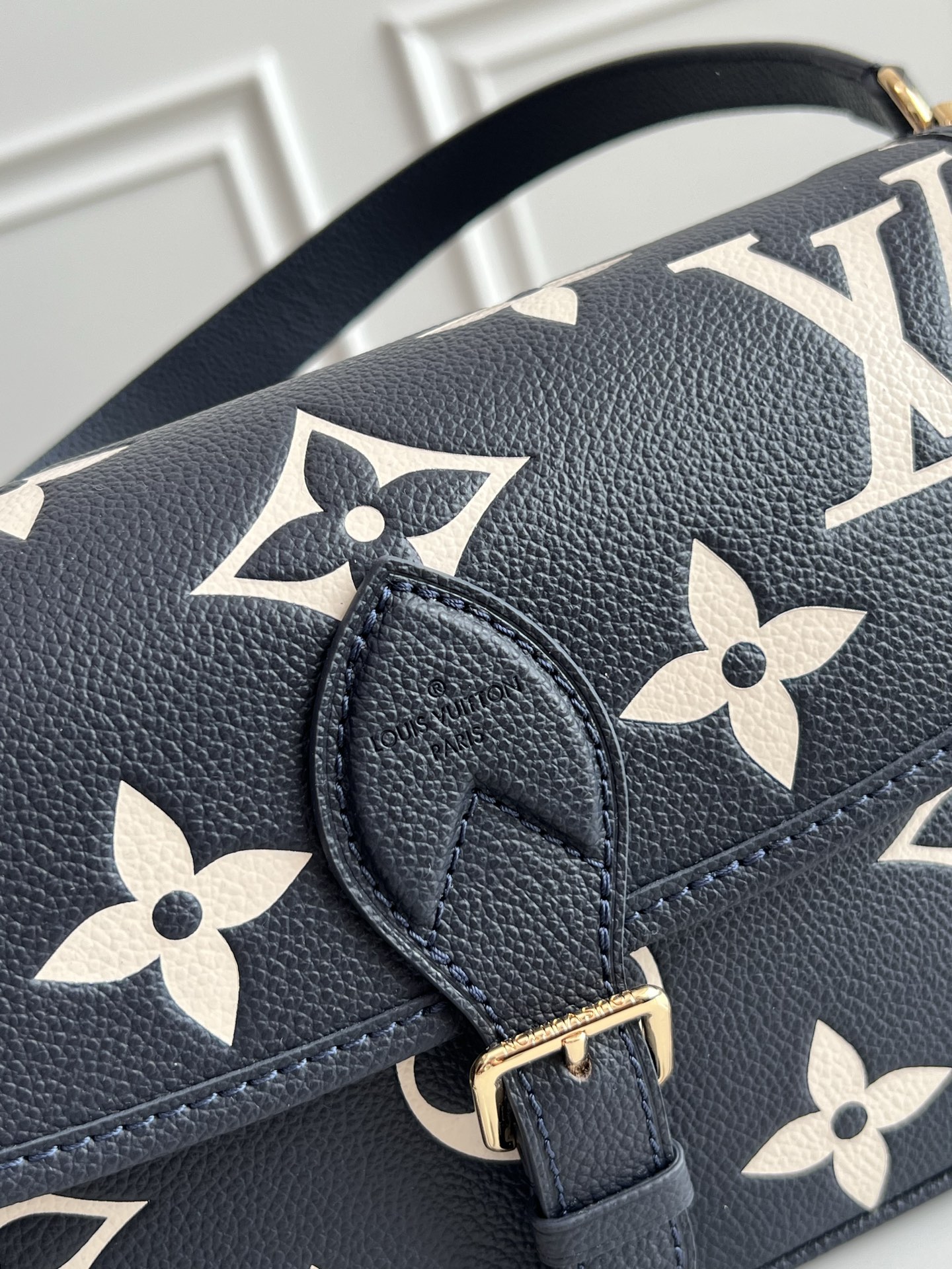 Designer Monogram  Diane Monogram Empriente Leather-Bag - Gorchic - $124.99