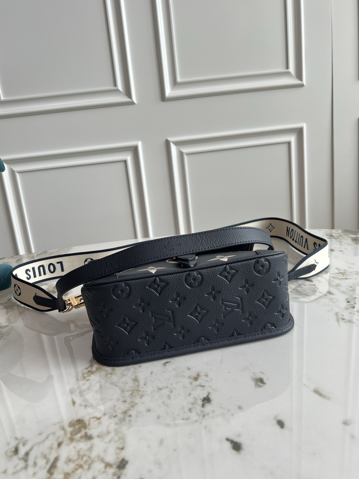 Designer Monogram  Diane Monogram Empriente Leather-Bag - Gorchic - $124.99