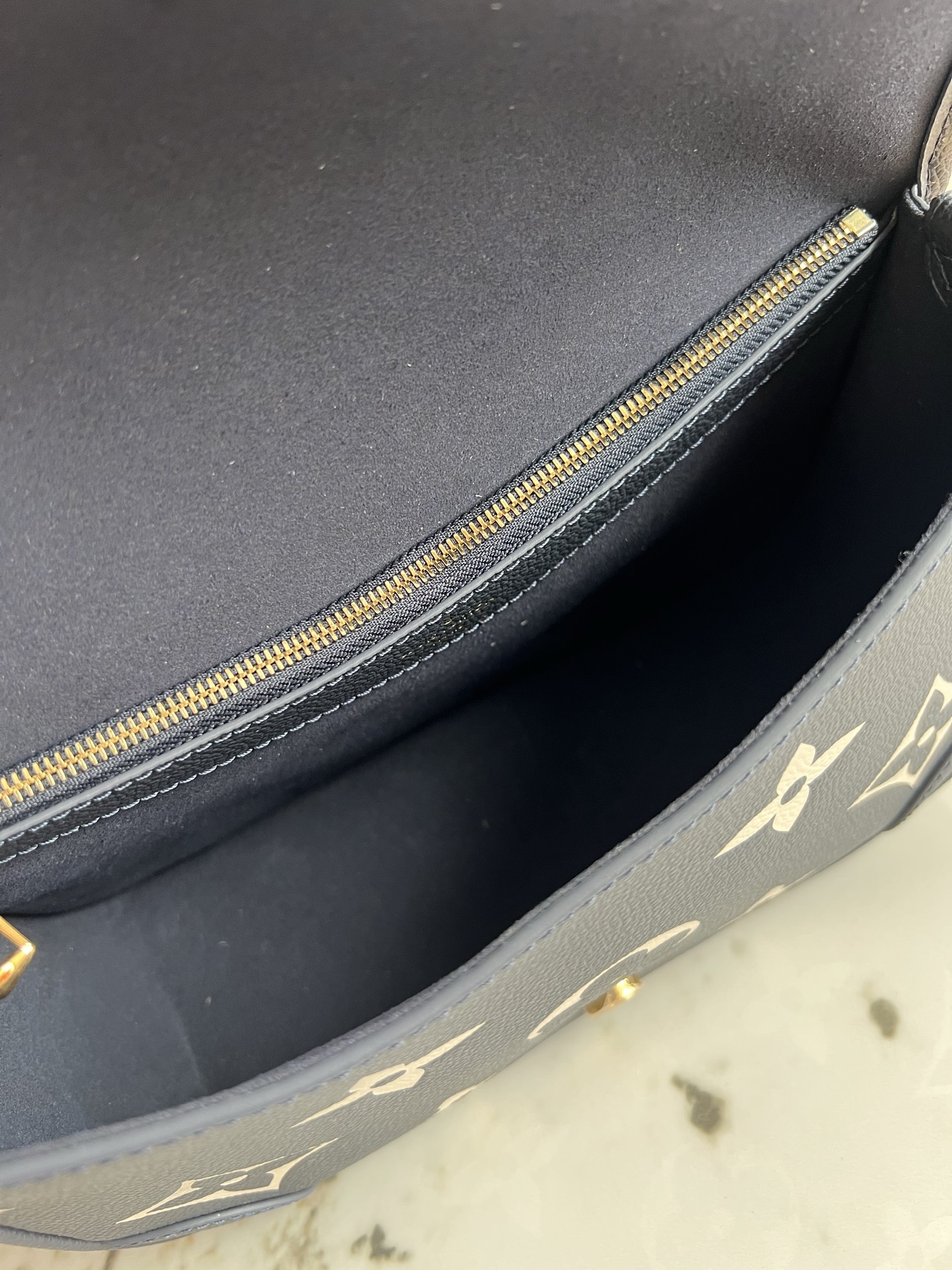 Designer Monogram  Diane Monogram Empriente Leather-Bag - Gorchic - $124.99