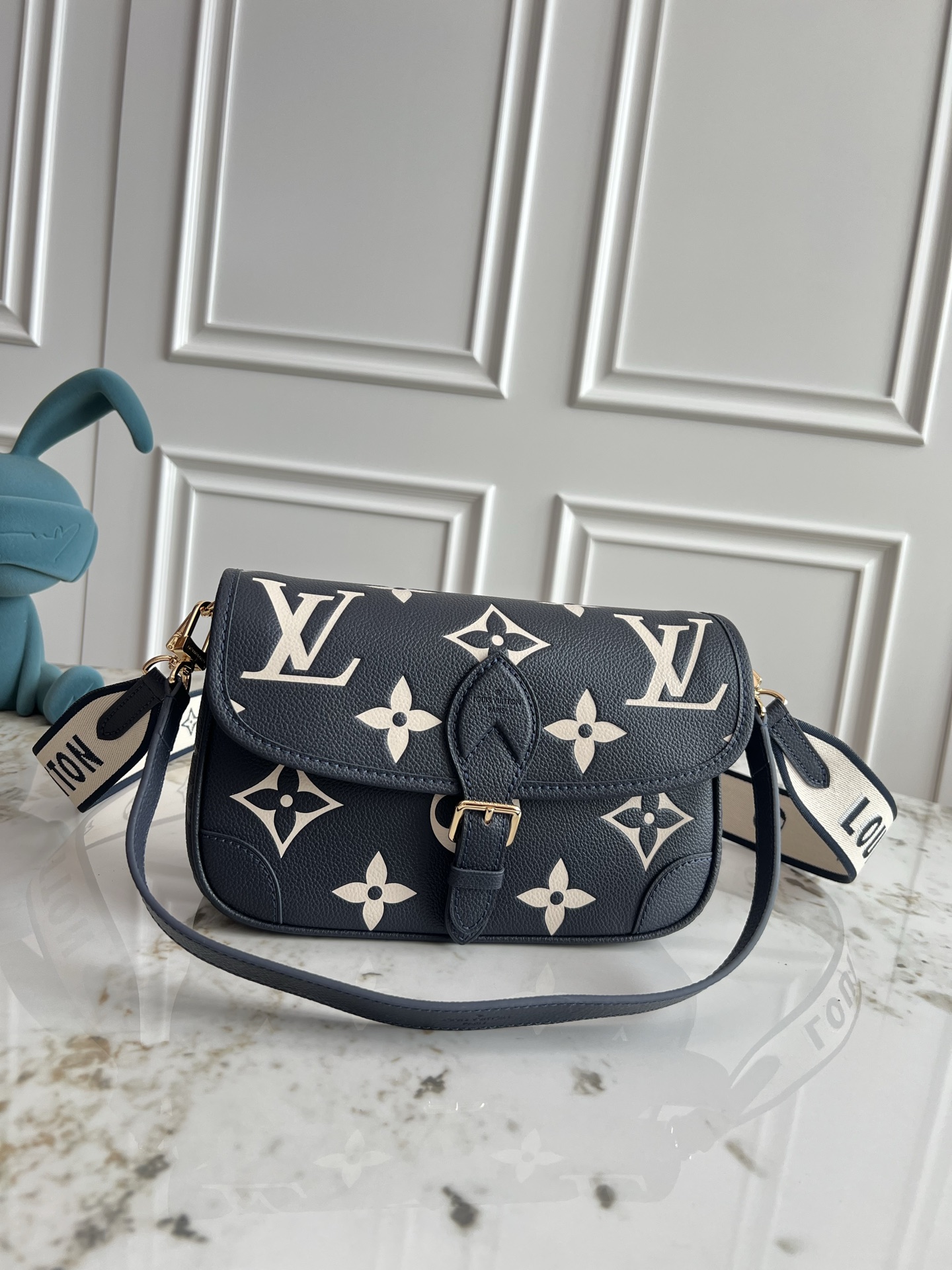 Designer Monogram  Diane Monogram Empriente Leather-Bag - Gorchic - $124.99