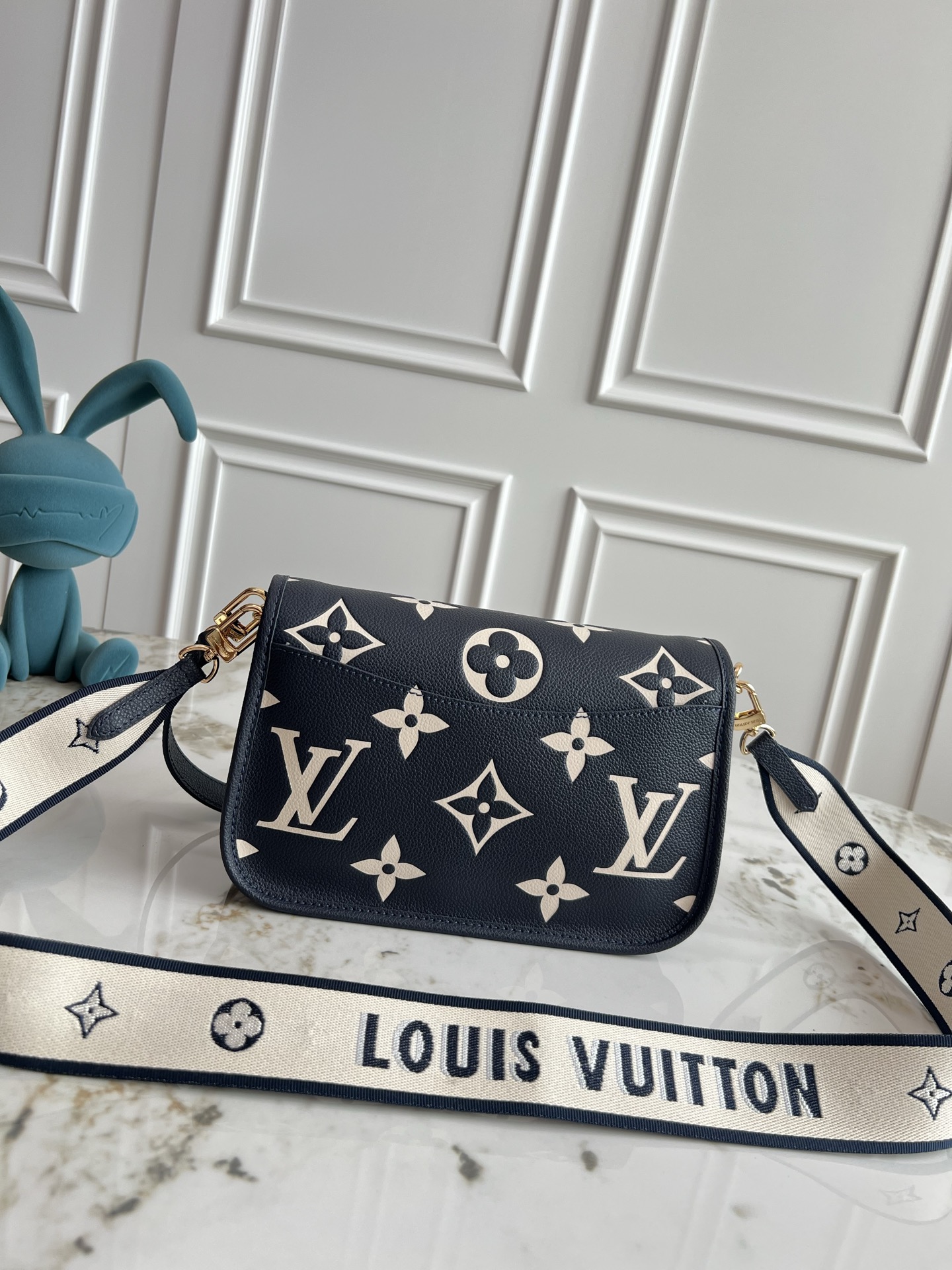 Designer Monogram  Diane Monogram Empriente Leather-Bag - Gorchic - $124.99