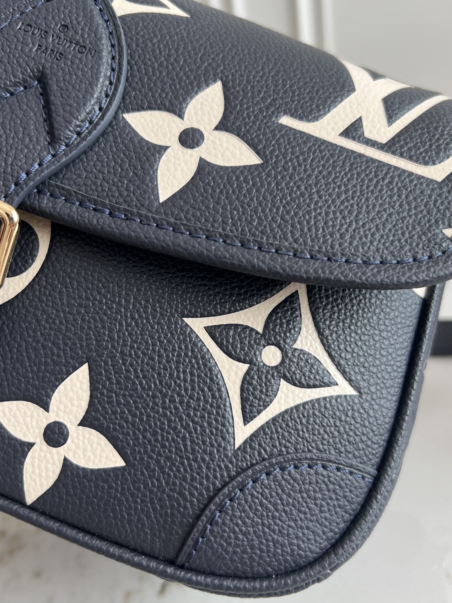 Designer Monogram  Diane Monogram Empriente Leather-Bag - Gorchic - $124.99