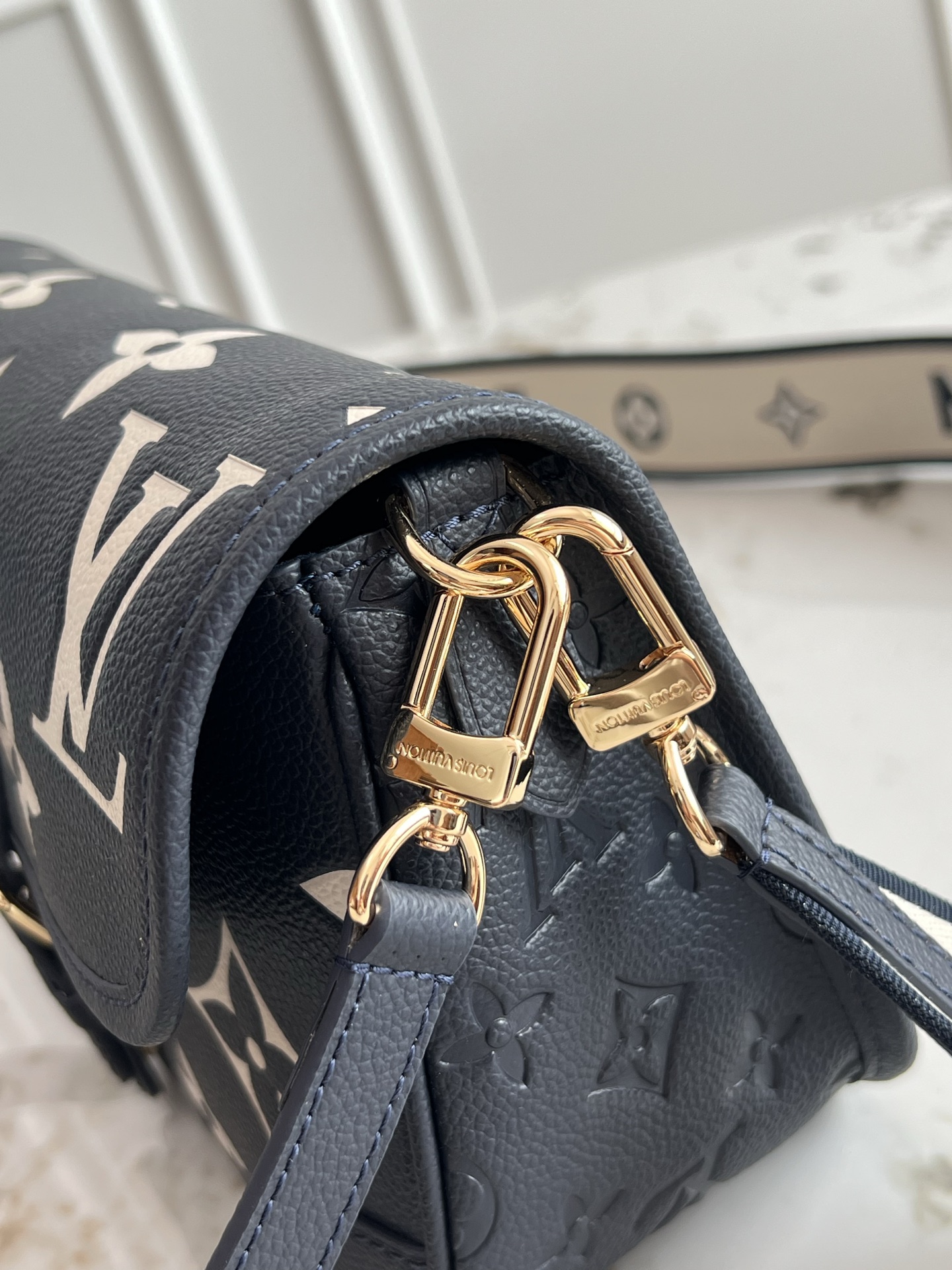 Designer Monogram  Diane Monogram Empriente Leather-Bag - Gorchic - $124.99